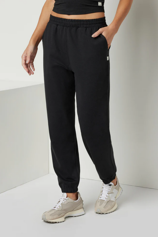 BOYFRIEND SWEATPANT BLACK HEATHER