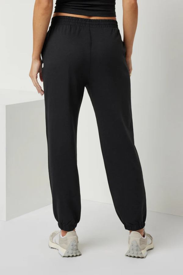 BOYFRIEND SWEATPANT BLACK HEATHER