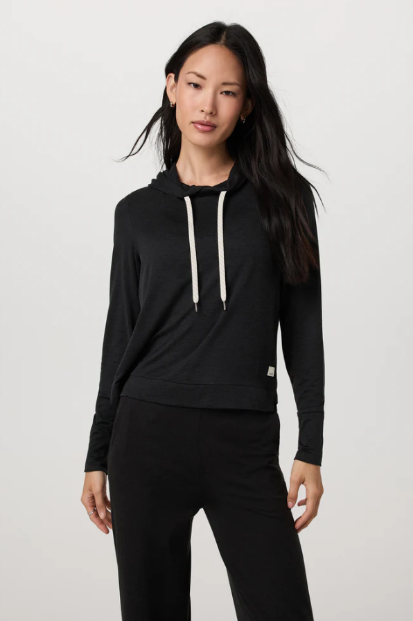 HALO ESSENTIAL HOODIE BLACK HEATHER
