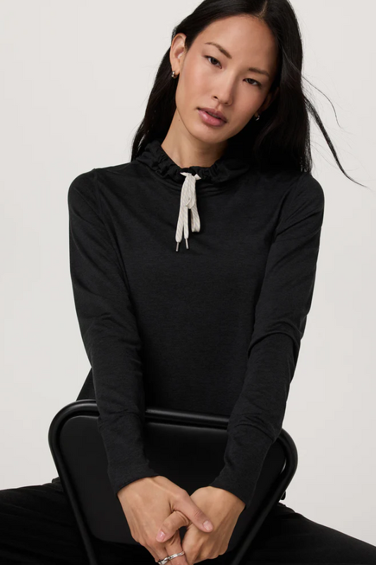 HALO ESSENTIAL HOODIE BLACK HEATHER