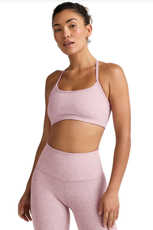 SLIM RACERBACK BRA BLUSH BLOOMS