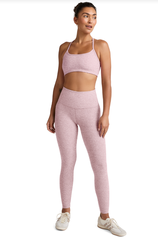 AT YOUR LEISURE SPACEDYE LEGGING BLUSH BLOOMS