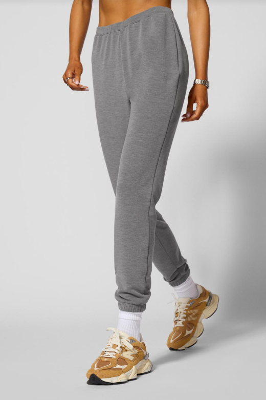 COZY FLEECE SLIM JOGGER STEEL