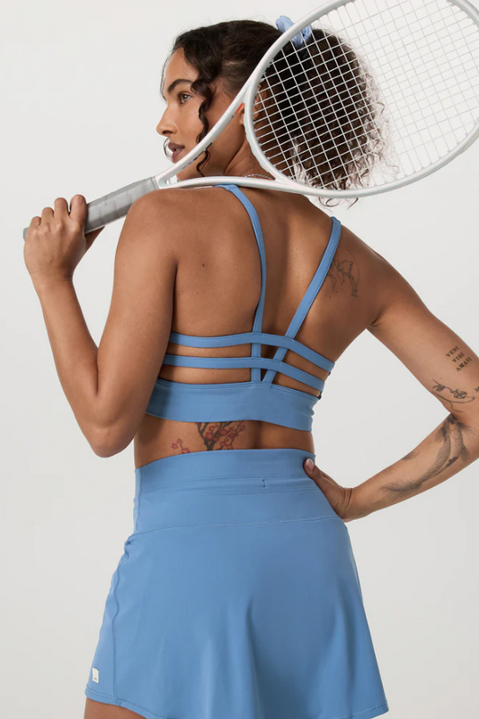 YOSEMITE LONGLINE BRA LIGHT FRENCH BLUE