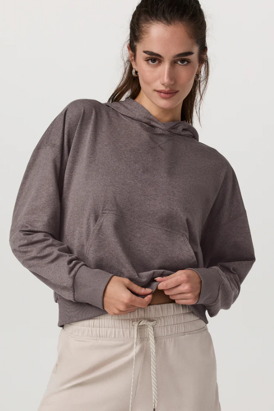 HALO MODERN PULLOVER HOODIE HUCKLEBERRY HEATHER