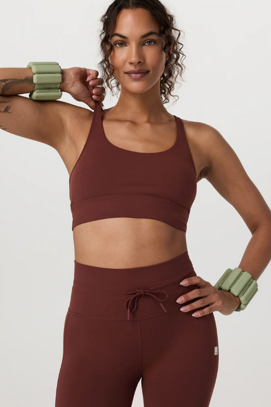 YOSEMITE LONGLINE BRA BURNT SIENNA