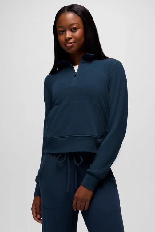 WILLOW WEST HALF ZIP STORMY NIGHT