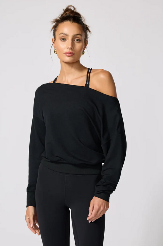 FLASHDANCE SWEATSHIRT BLACK