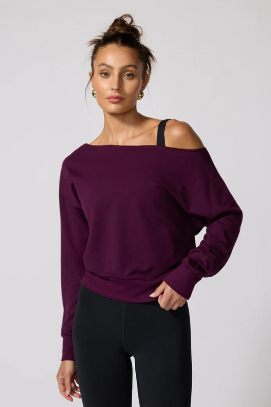 FLASHDANCE SWEATSHIRT BEET