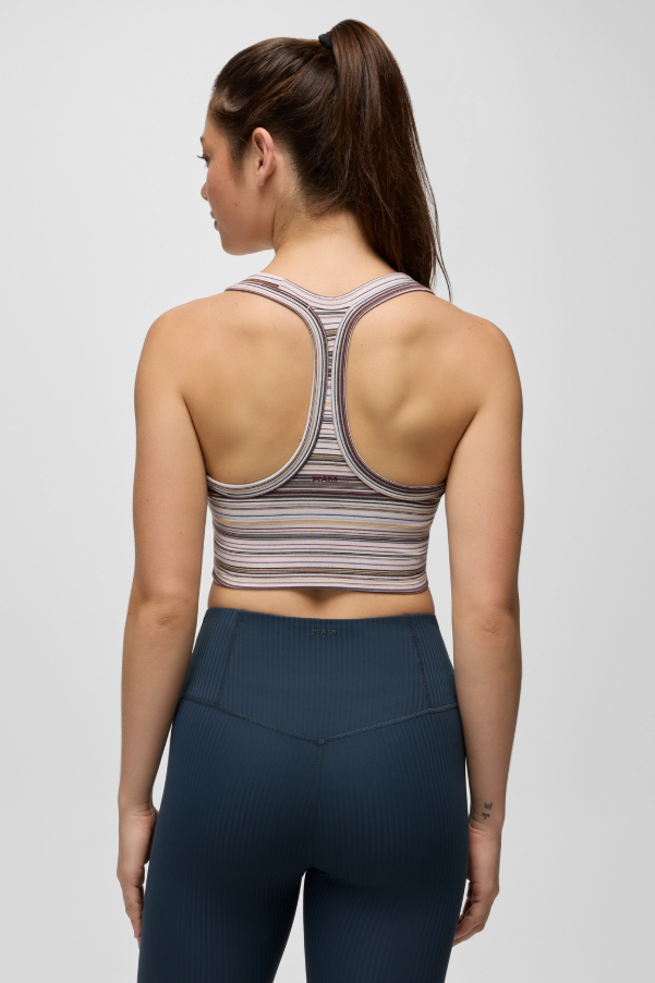 HEAVANA RACERBACK BRALETTE ALMOND STRIPE