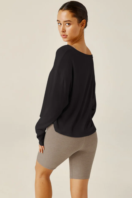 LET LOOSE PULLOVER BLACK
