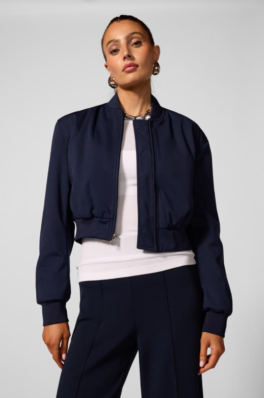 BOMBER JACKET NAVY