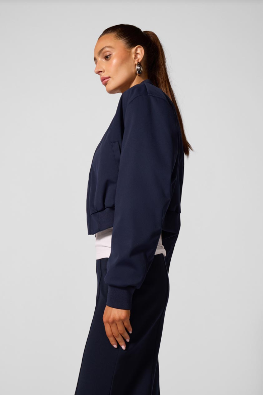 BOMBER JACKET NAVY