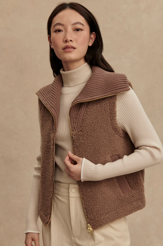 ASPEN GILET ASH TAUPE