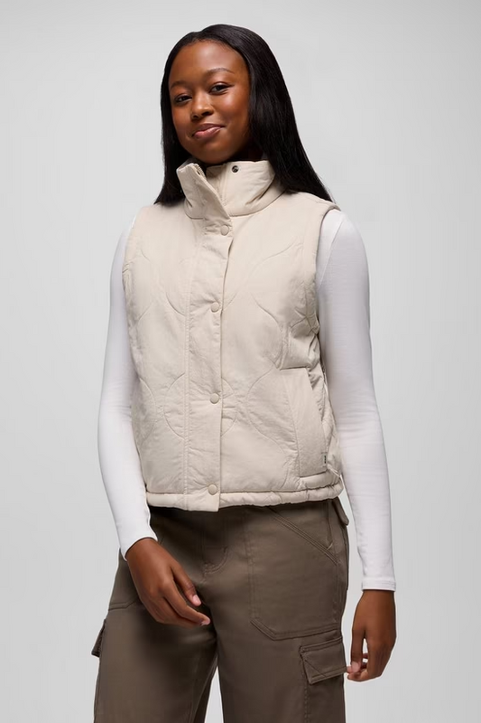 ENCINITAS VEST ALMOND