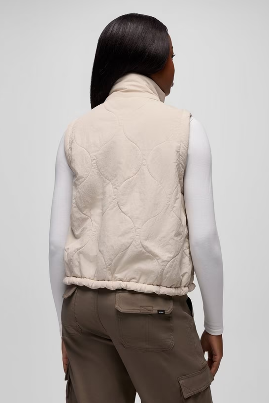 ENCINITAS VEST ALMOND