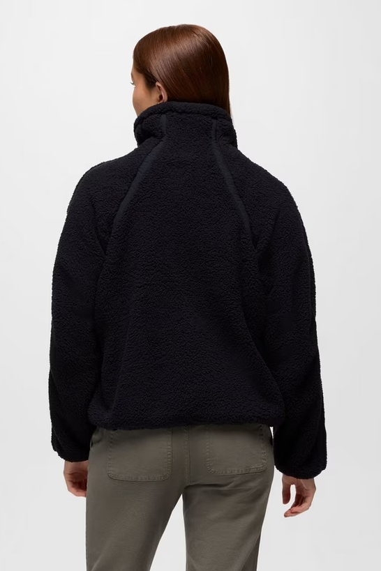 ENCINITAS SHERPA JACKET BLACK