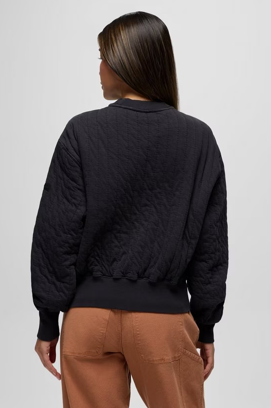 CEDAR AND SAGE PULLOVER BLACK