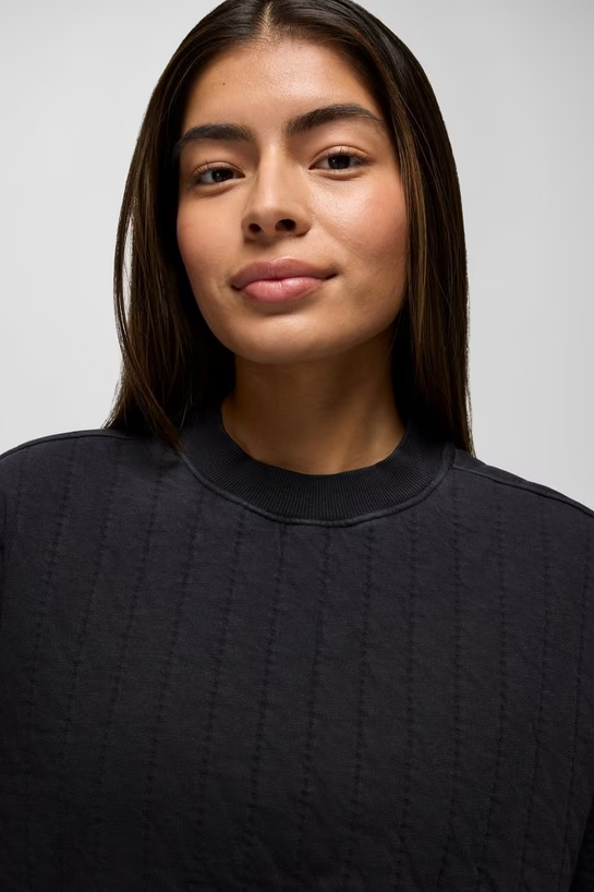 CEDAR AND SAGE PULLOVER BLACK