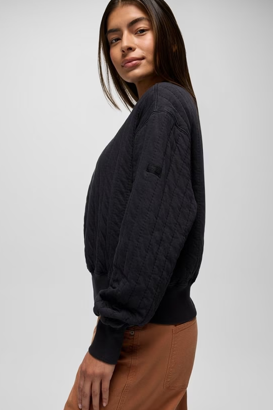 CEDAR AND SAGE PULLOVER BLACK