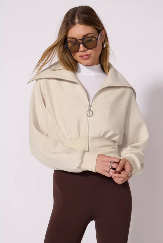 DREAMWEAVE CORSET JACKET HEATHER BIRCH