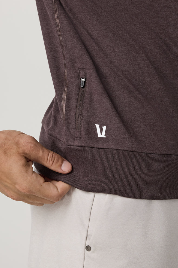 PONTO PERFORMANCE CREW SANGRIA HEATHER