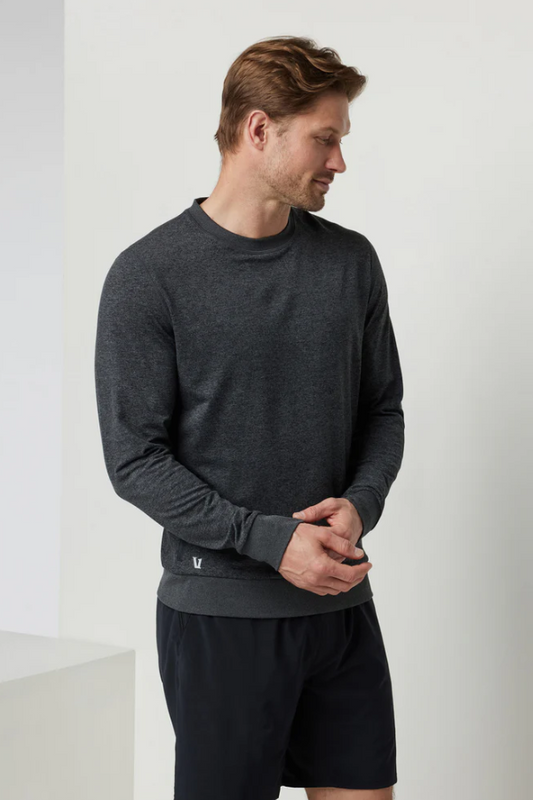 PONTO PERFORMANCE CREW CHARCOAL HEATHER