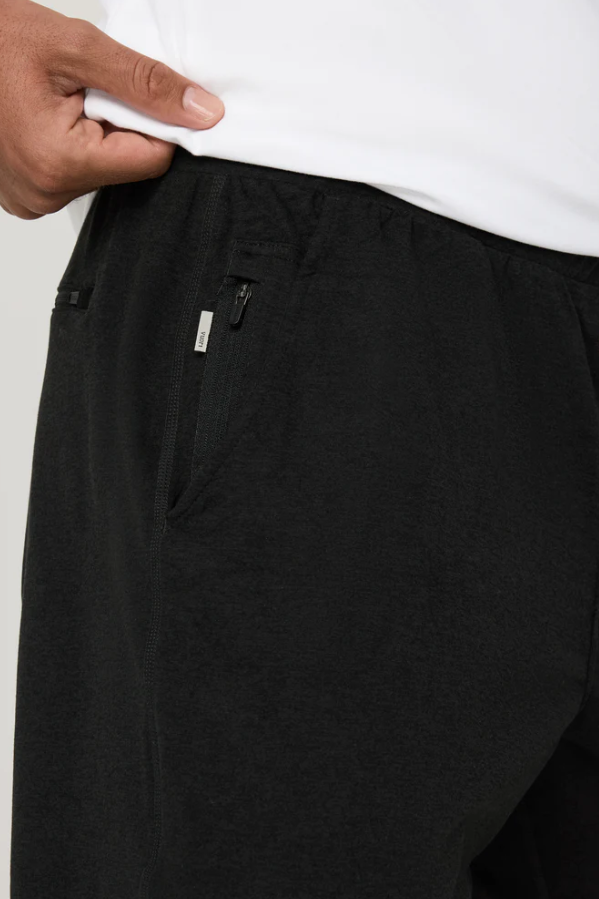 PONTO PERFORMANCE 7" SHORT BLACK HEATHER