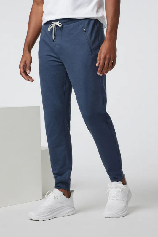 PONTO PERFORMANCE JOGGER AZURE HEATHER