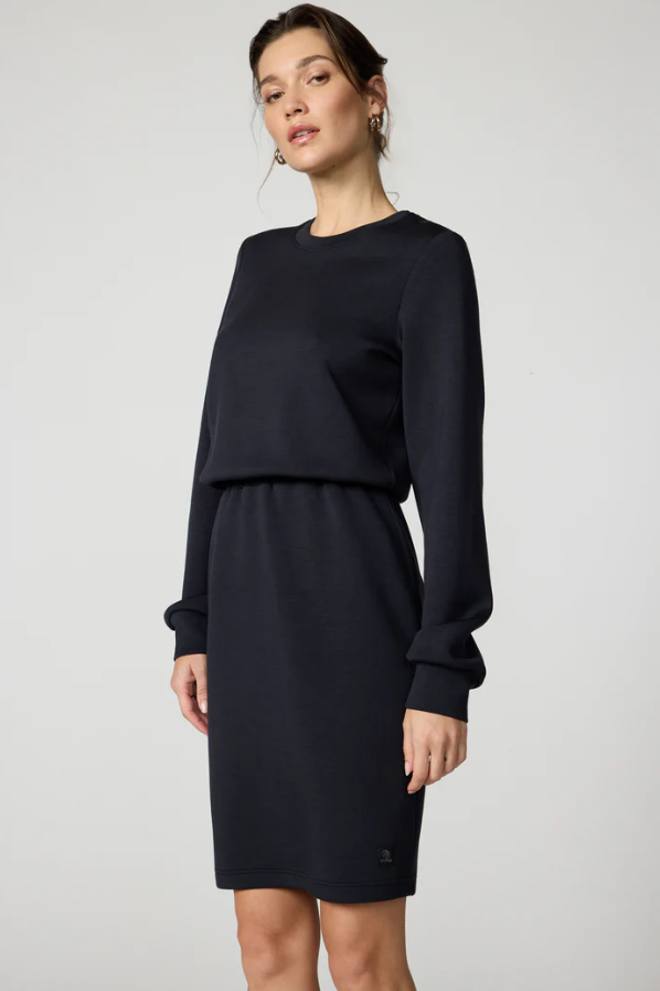 DREAMWEAVE LONGSLEEVE DRESS BLACK