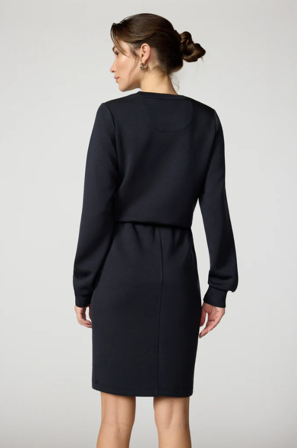 DREAMWEAVE LONGSLEEVE DRESS BLACK