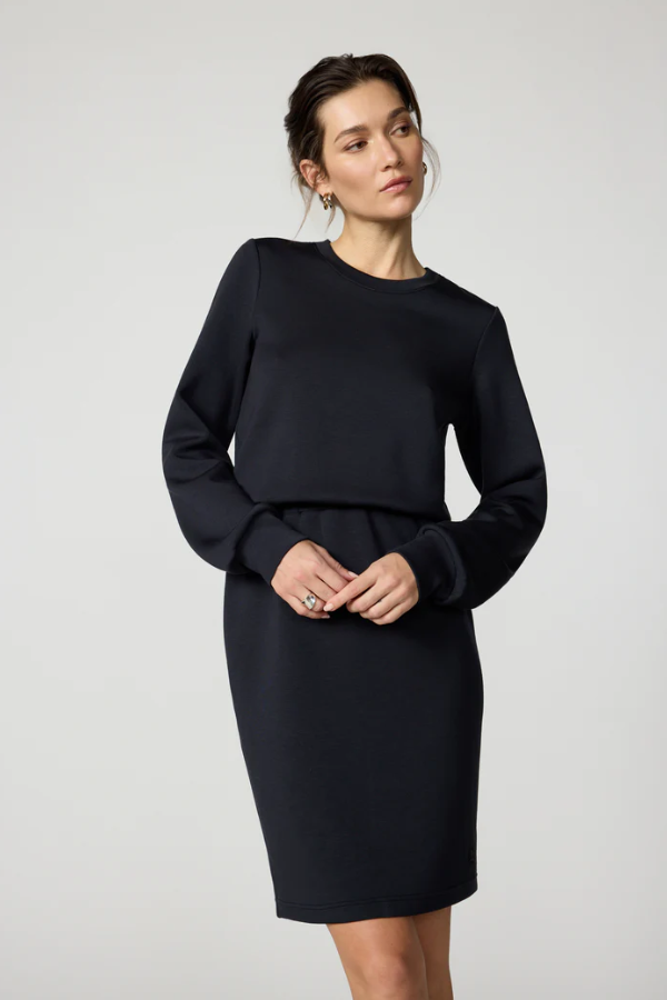 DREAMWEAVE LONGSLEEVE DRESS BLACK