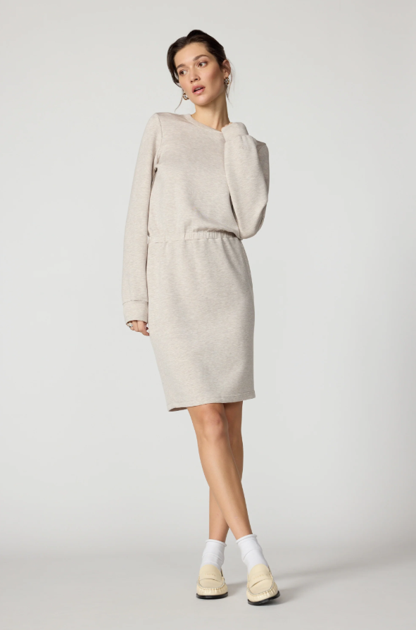 DREAMWEAVE LONGSLEEVE DRESS ISLAND FOSSIL