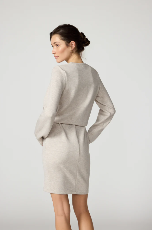 DREAMWEAVE LONGSLEEVE DRESS ISLAND FOSSIL