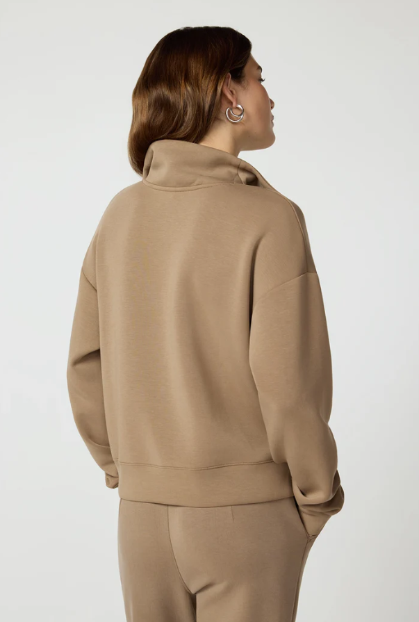 DREAMWEAVE QUARTER ZIP CARIBOU