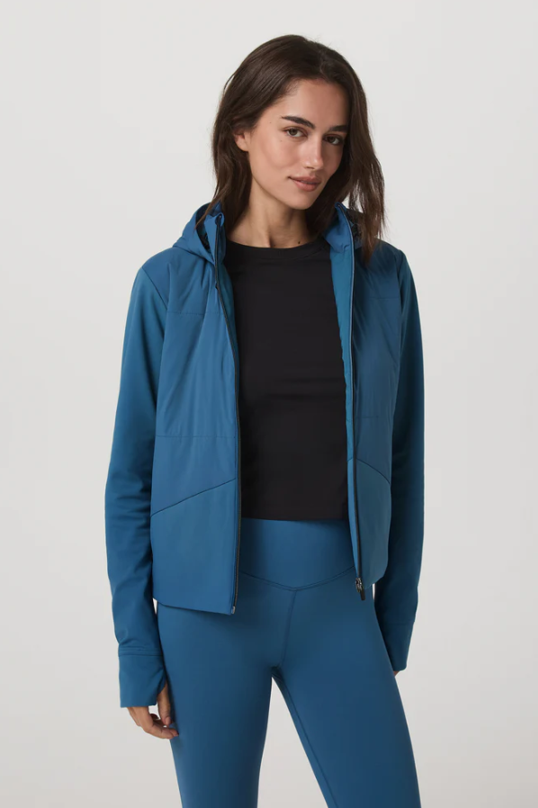CHILLED OUT FULL ZIP JACKET LAGOON