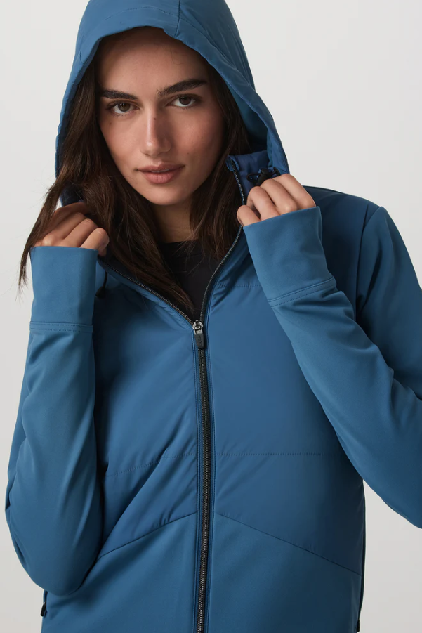 CHILLED OUT FULL ZIP JACKET LAGOON