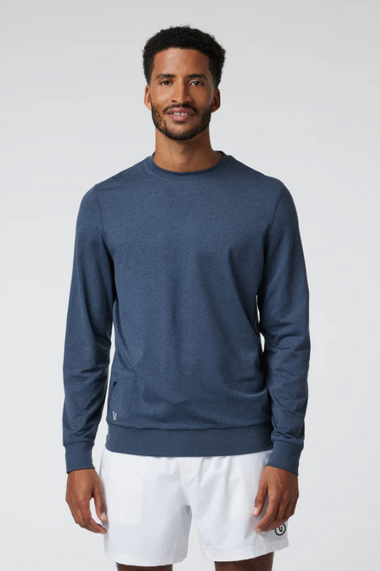 PONTO PERFORMANCE CREW AZURE HEATHER