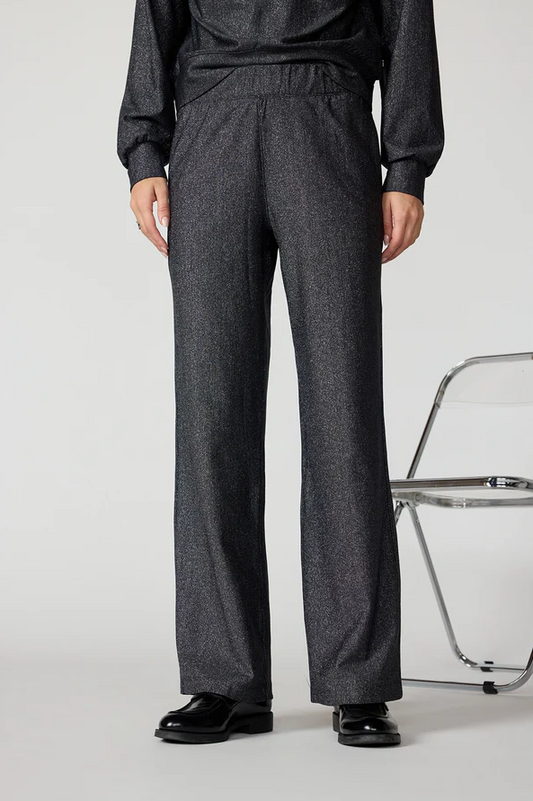 SHIMMER PANT BLACK/SILVER