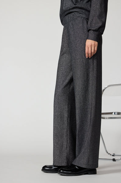 SHIMMER PANT BLACK/SILVER