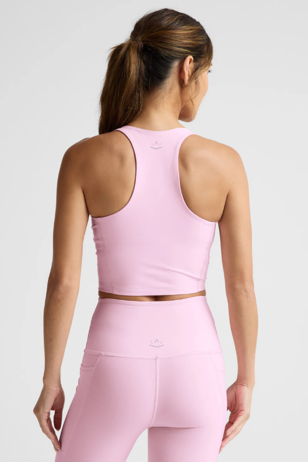 INTENSITY CROPPED TANK FROSTY PINK