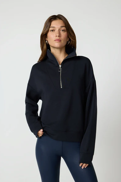 DREAMWEAVE QUARTER ZIP BLACK