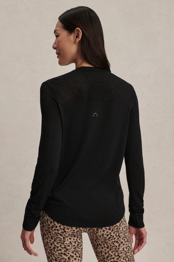 SAMIA SEAMLESS LONGSLEEVE BLACK