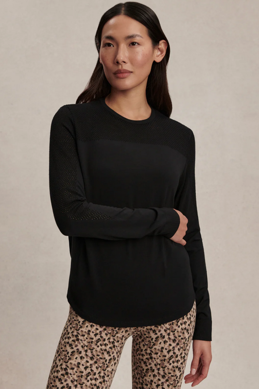 SAMIA SEAMLESS LONGSLEEVE BLACK