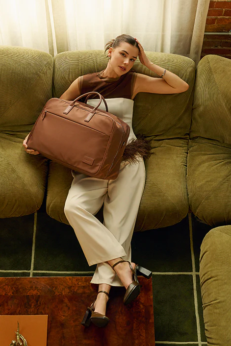 OSLO NYLON WEEKENDER BAG SIENNA