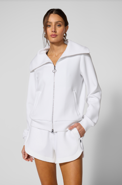 DREAMWEAVE OVERSIZED JACKET BRILLIANT WHITE