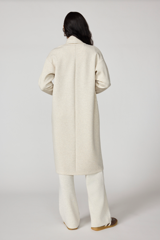 DREAMWEAVE LONG CARDIGAN BROWN RICE