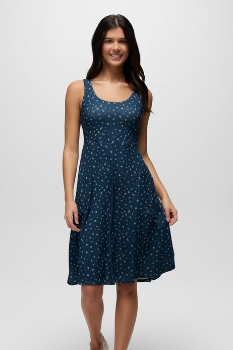 CORRINE DRESS BLUFF BLUE