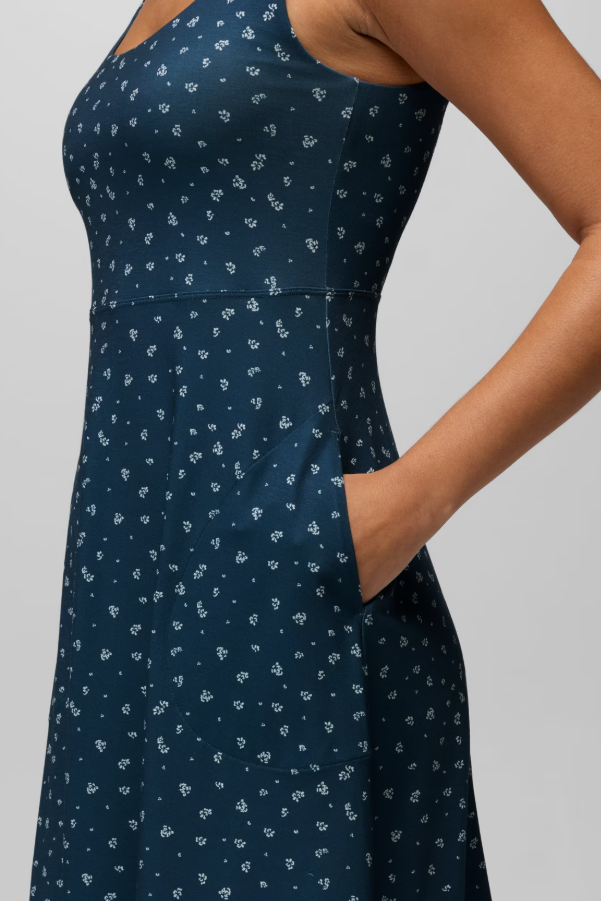 CORRINE DRESS BLUFF BLUE