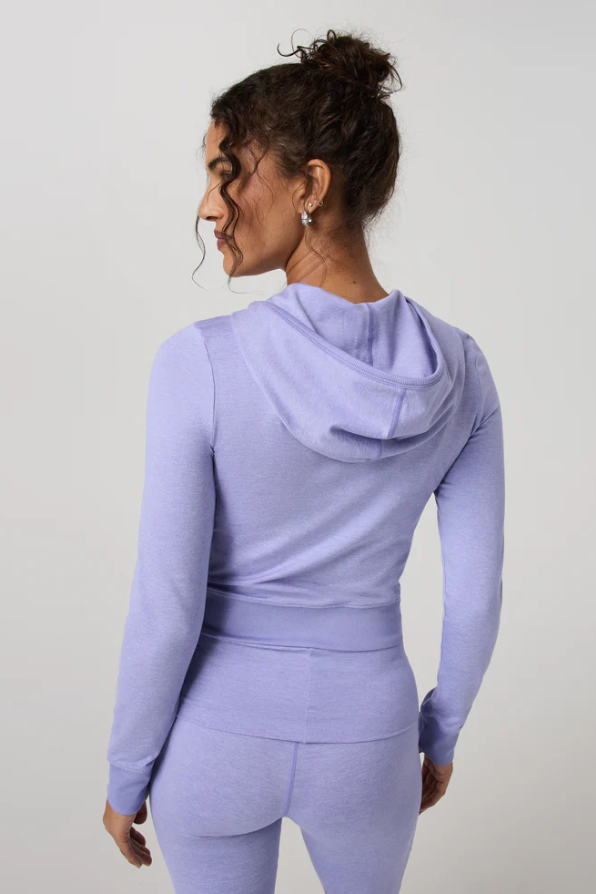 HALO MINI FULL ZIP HOODIE HYACINTH HEATHER